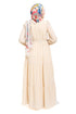 Beige Basic Dress - Khotwh